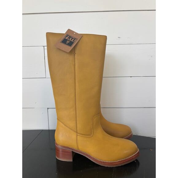 Frye Shoes - NWT Frye Camryn Tall Pull On Boot Banana Color Womens Size 10